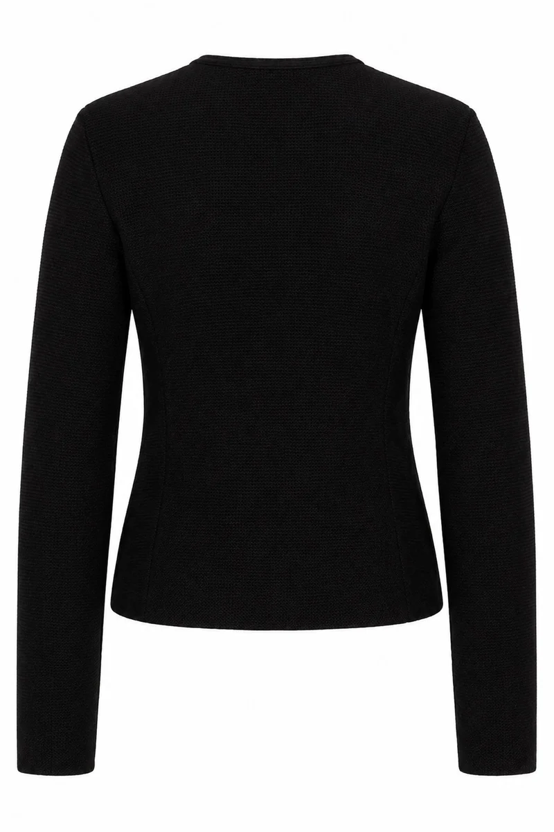 Isar-Trachten Damen Strickjacke "Saskia" 57102 | Schwarz