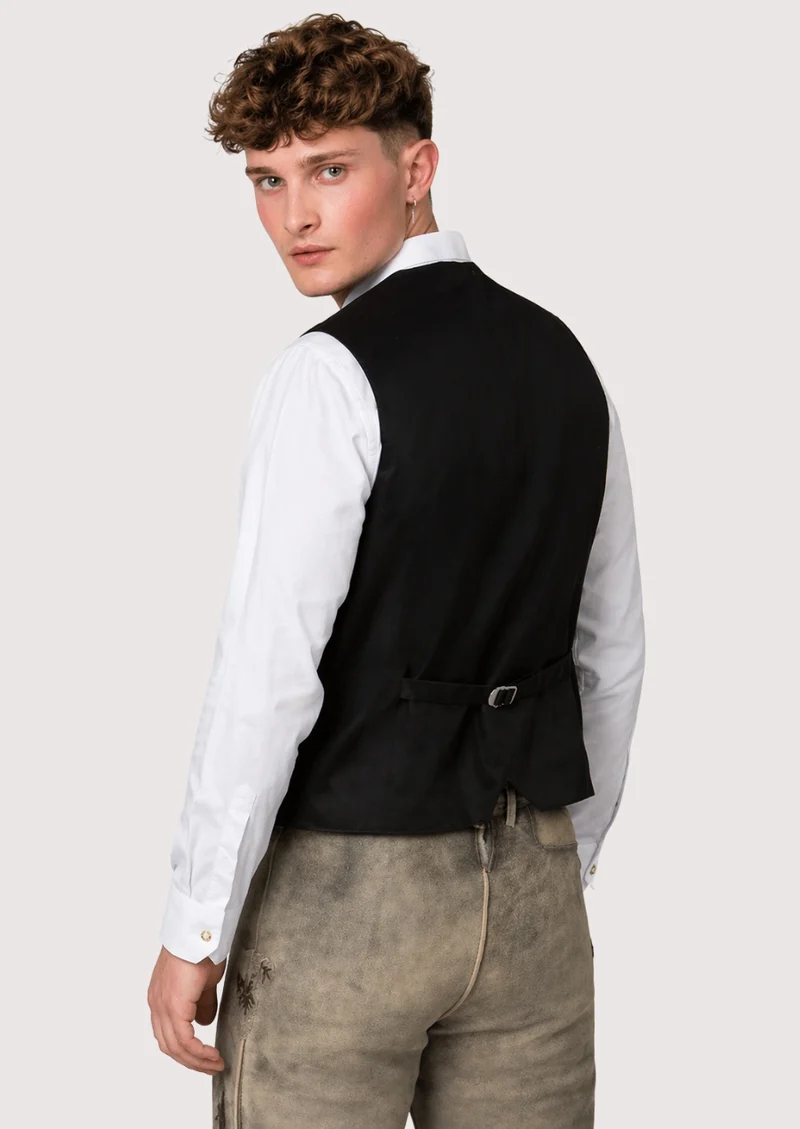 Mens Slim Fit Green Alpine Vest Top