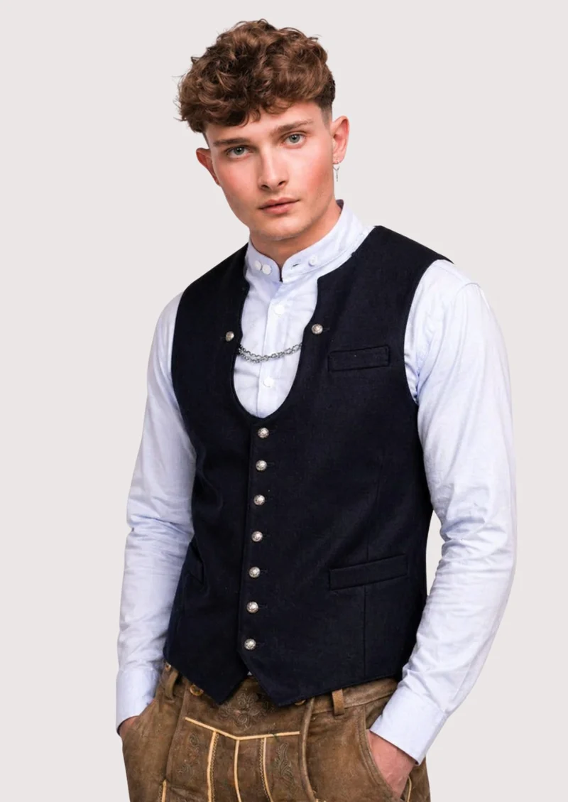 German Trachten Vest for Men – Heritage Style Icon