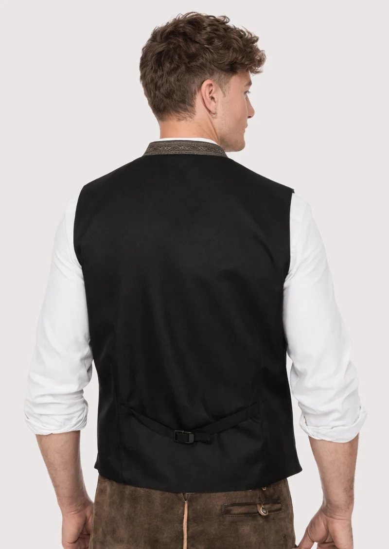 Traditional Trachten Vest Brown – Perfect for Oktoberfest