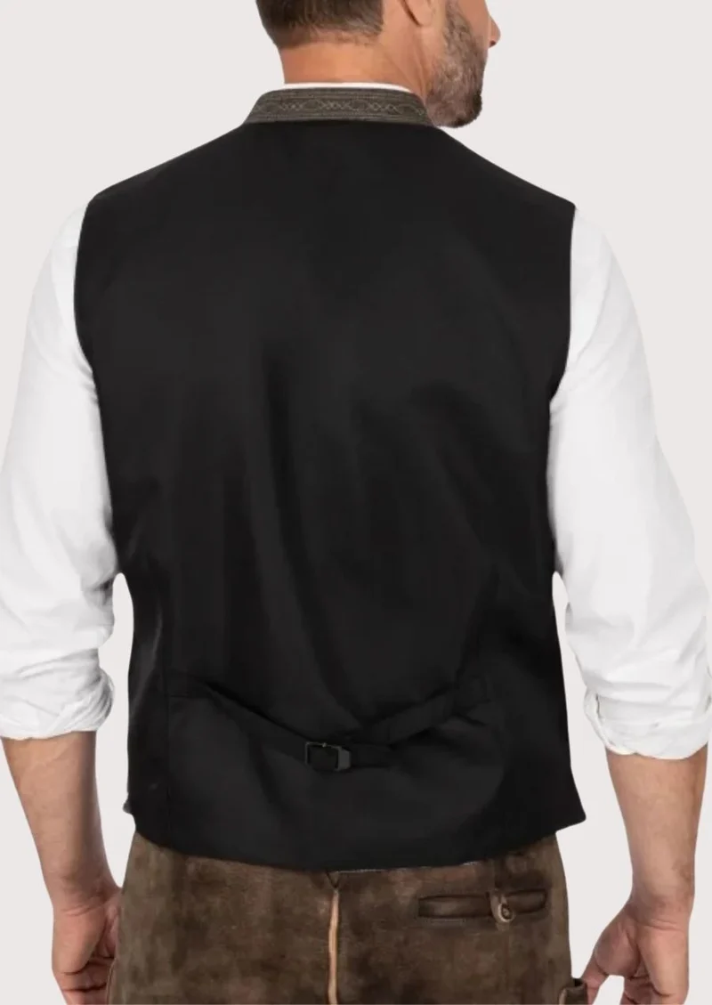 Traditional Trachten Vest Brown – Perfect for Oktoberfest