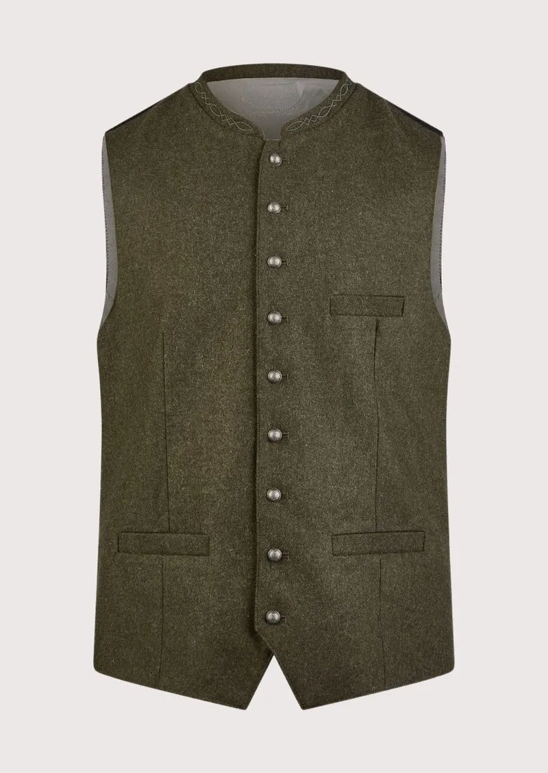 Mens Olive Alpine Classic Vest Top
