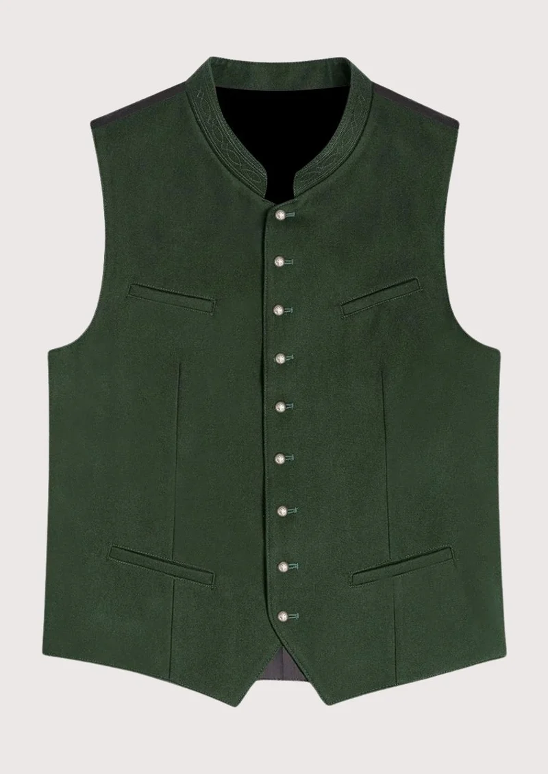 Classic Bavarian Trachten Vest – Alpine Heritage Style