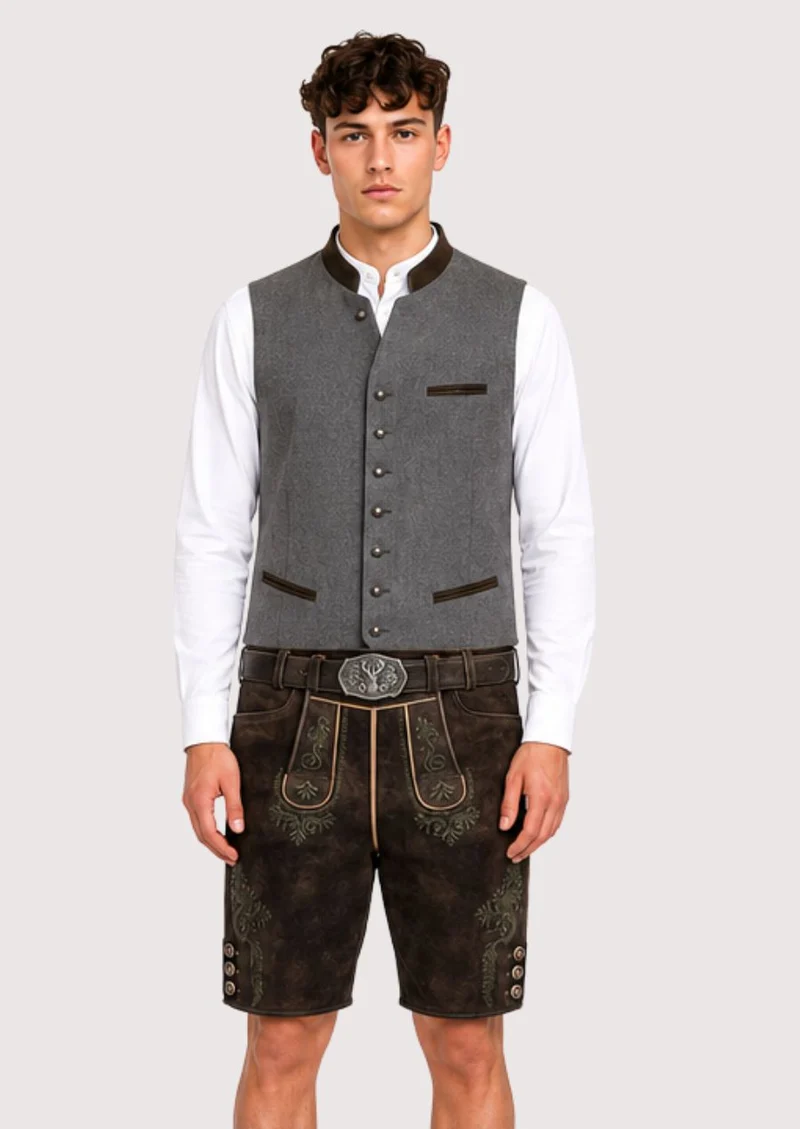 Men’s Dark Brown Lederhosen