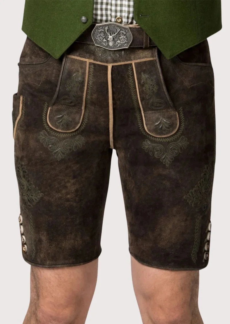 Men’s Dark Brown Lederhosen