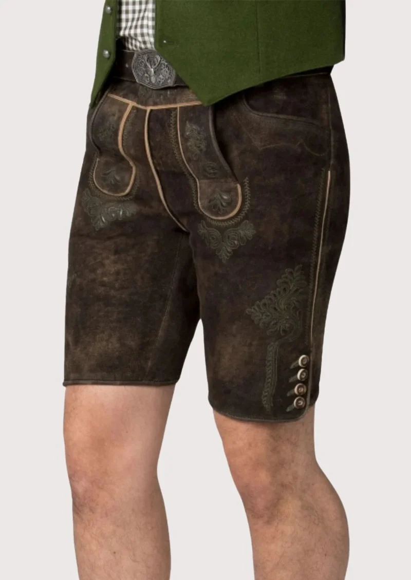Men’s Dark Brown Lederhosen