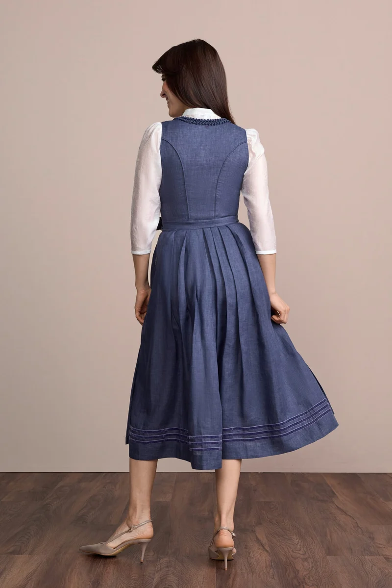 Julia Trentini Alruna Dirndl, Purple — 80cm Maxi
