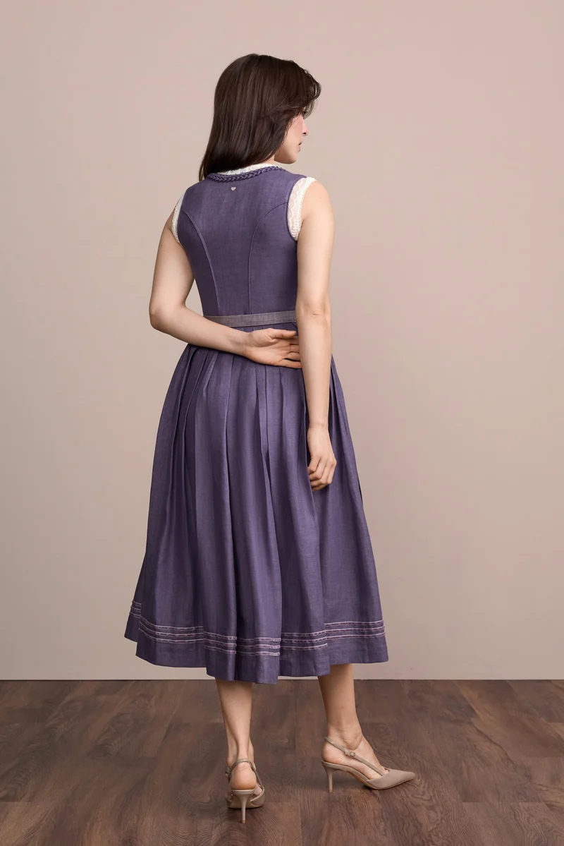 Julia Trentini Marenja Dirndl, Blue — 80cm Maxi