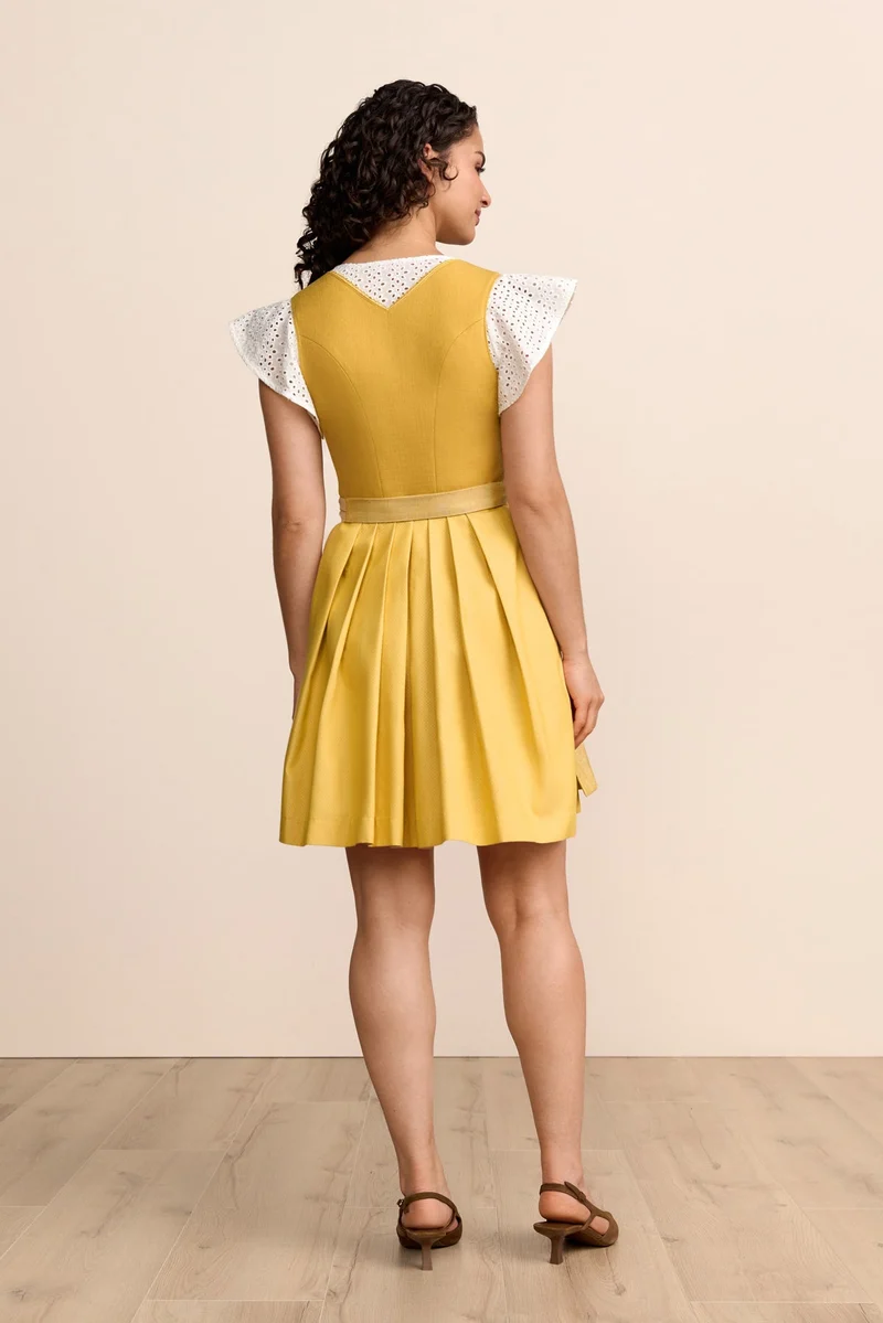 Kruger Vynella Mini Dirndl, Yellow — 50cm 2pc Set