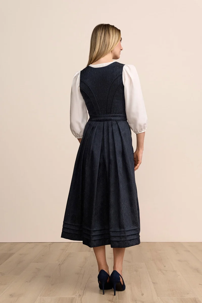 Kruger Debora Maxi Dirndl, Blue — 80cm 2pc Set