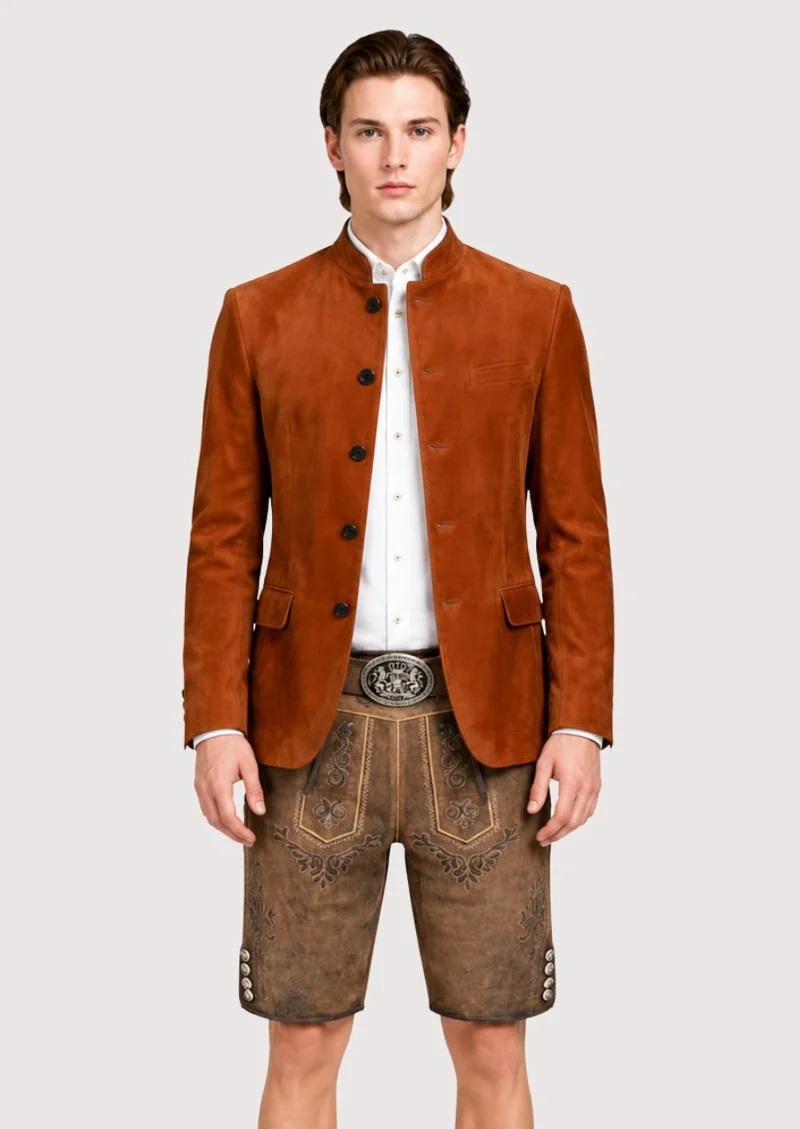 Men’s Classic Oak Brown Lederhosen