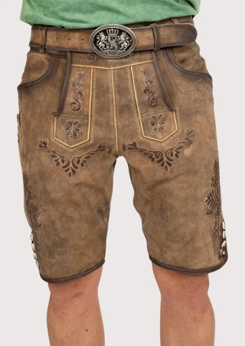 Men’s Classic Oak Brown Lederhosen