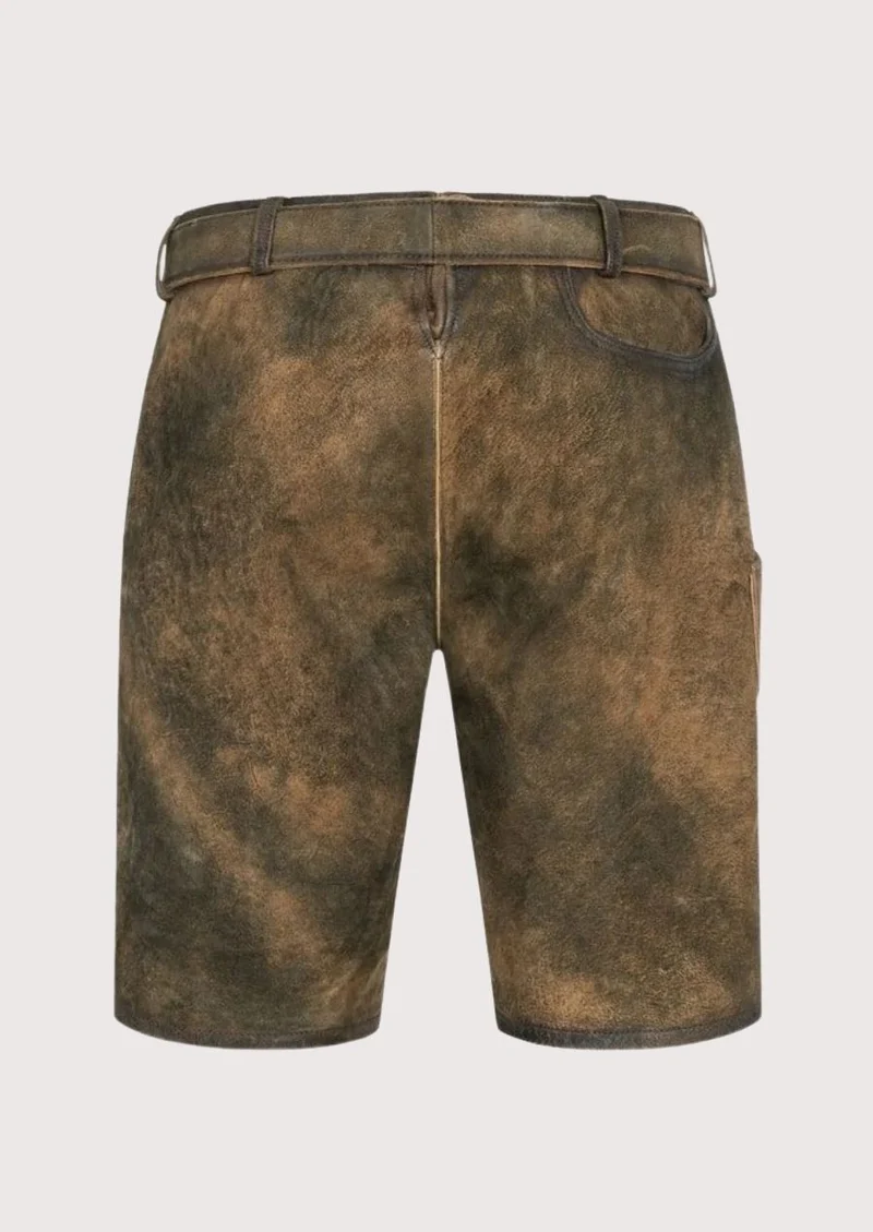 Men’s Walnut Blue Floral Lederhosen