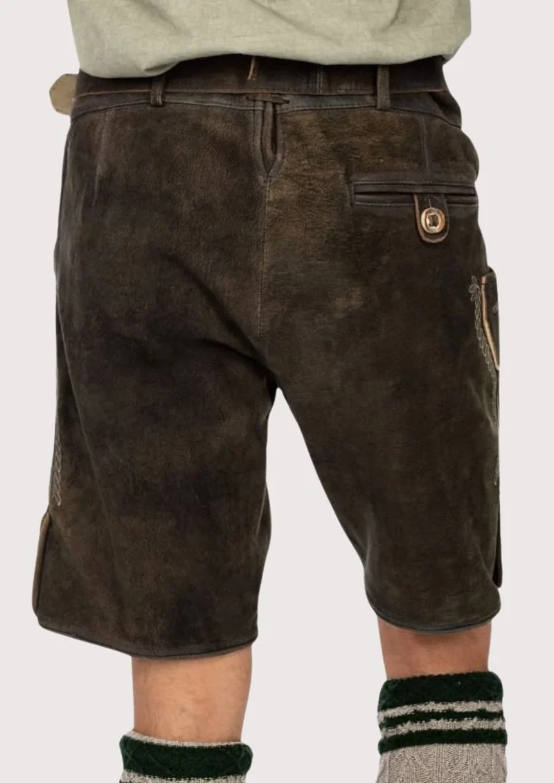 Mens Classic Alpine Dark Lederhosen