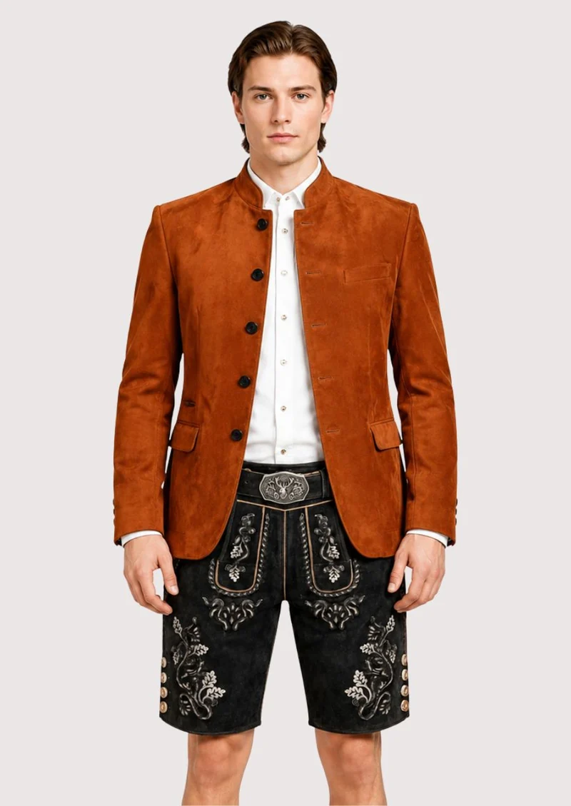Men’s Dark Alpine Lederhosen