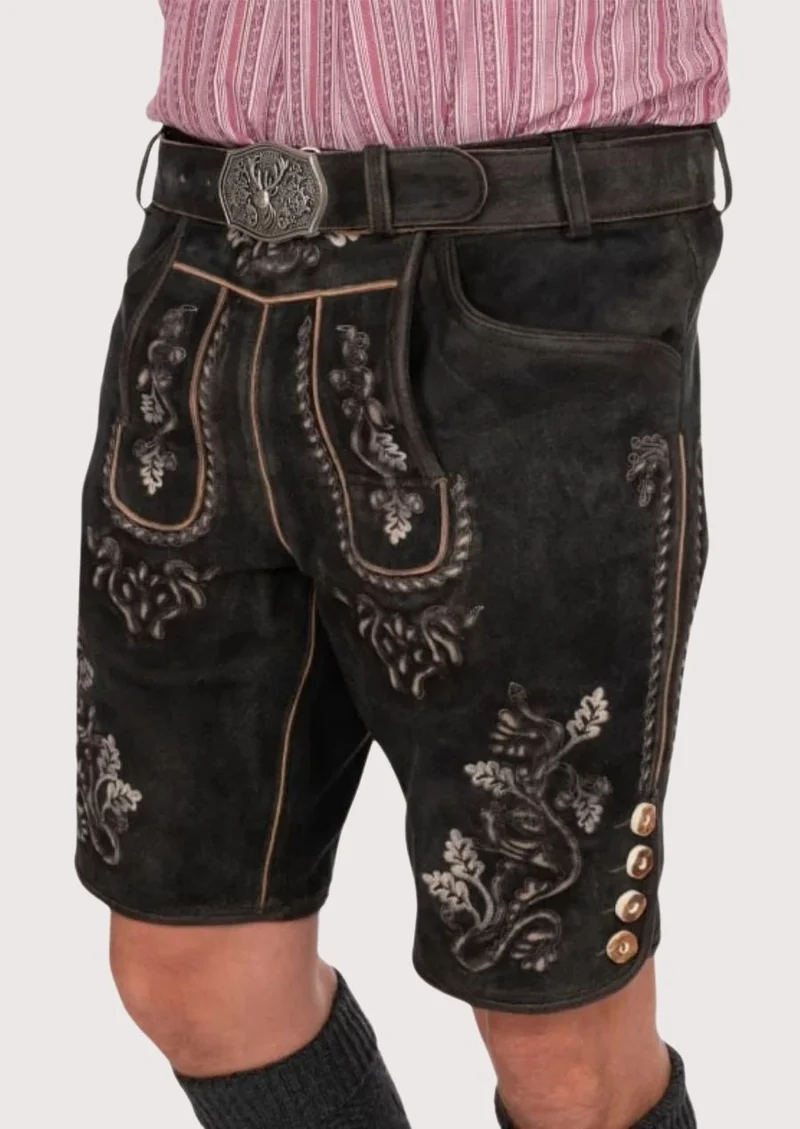 Men’s Dark Alpine Lederhosen