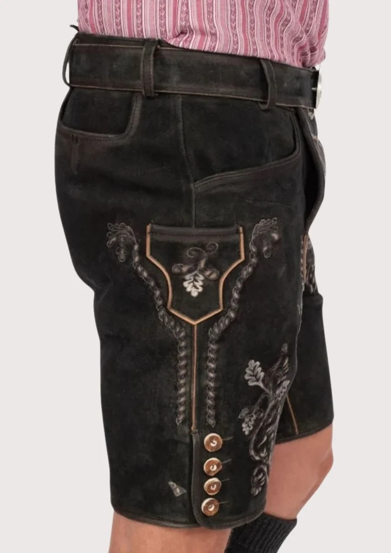 Men’s Dark Alpine Lederhosen