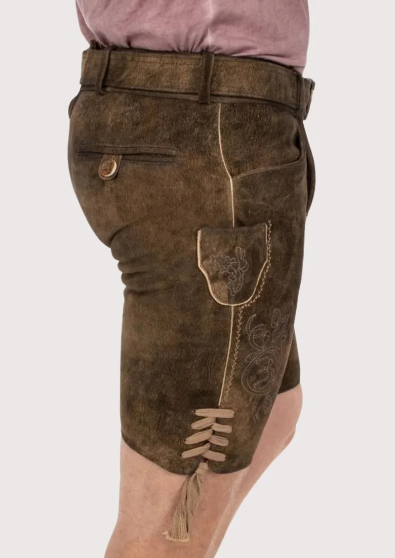 Mens Alpine Forest Stag Lederhosen
