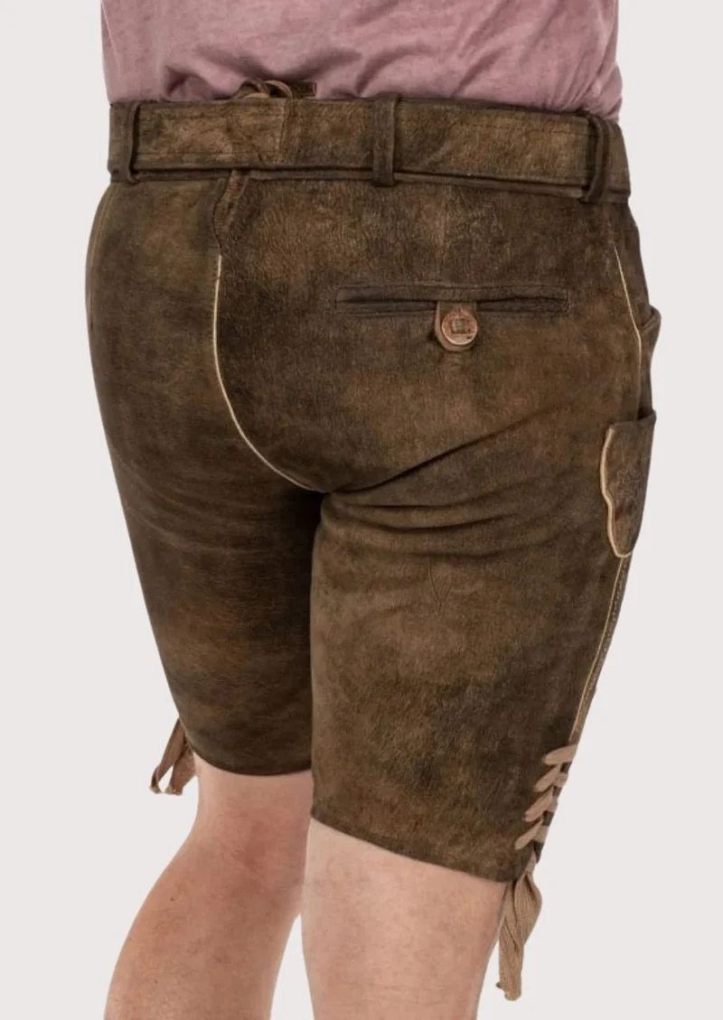 Mens Alpine Forest Stag Lederhosen