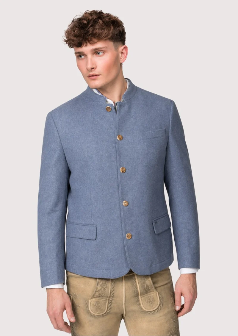 Mens Bavarian Blue Alpine Jacket