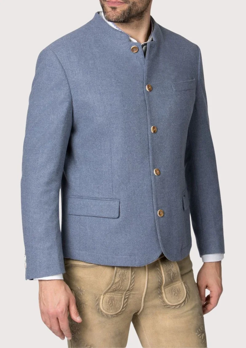 Mens Bavarian Blue Alpine Jacket