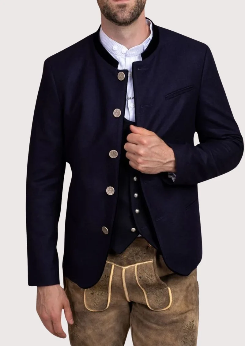 Mens Trachten Jacket Ideal for Fall