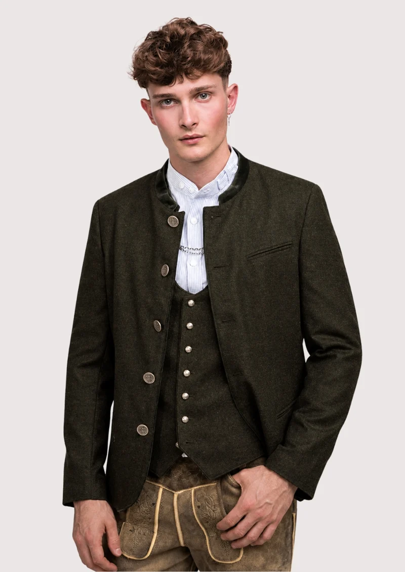 Traditional Trachten Jacket for Men - Warm & Stylish