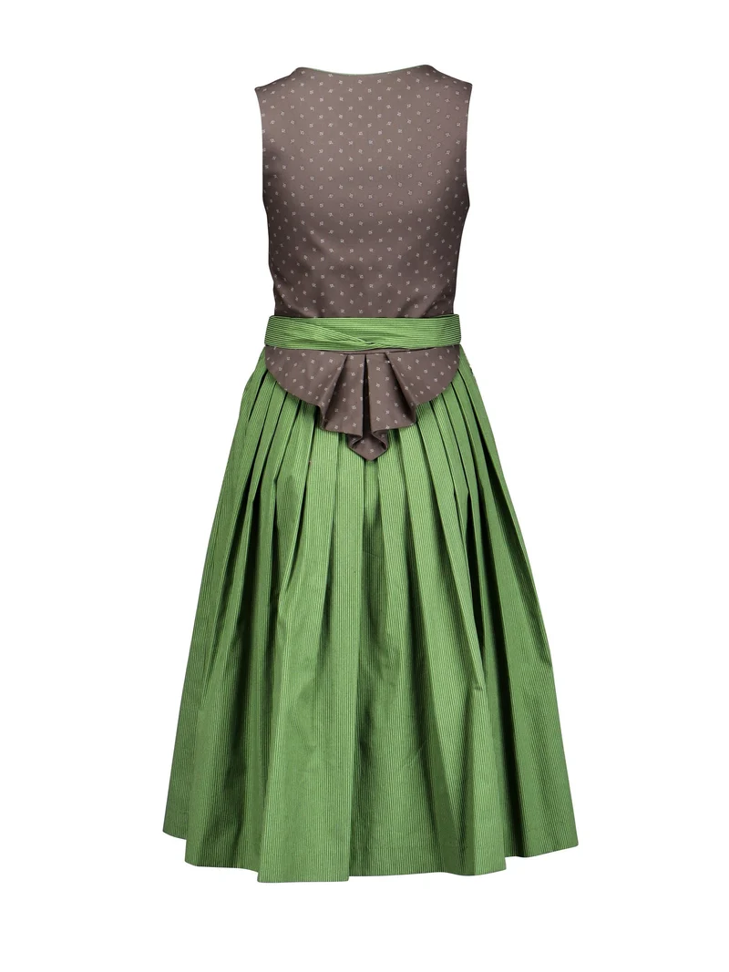 Berwin Long Dirndl 2pcs. 70cm "Brigitte" taupe