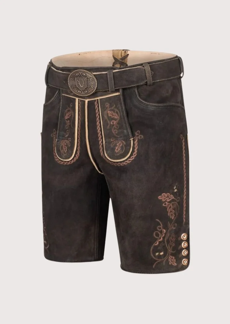 Mens Classic Ember Brown Lederhosen