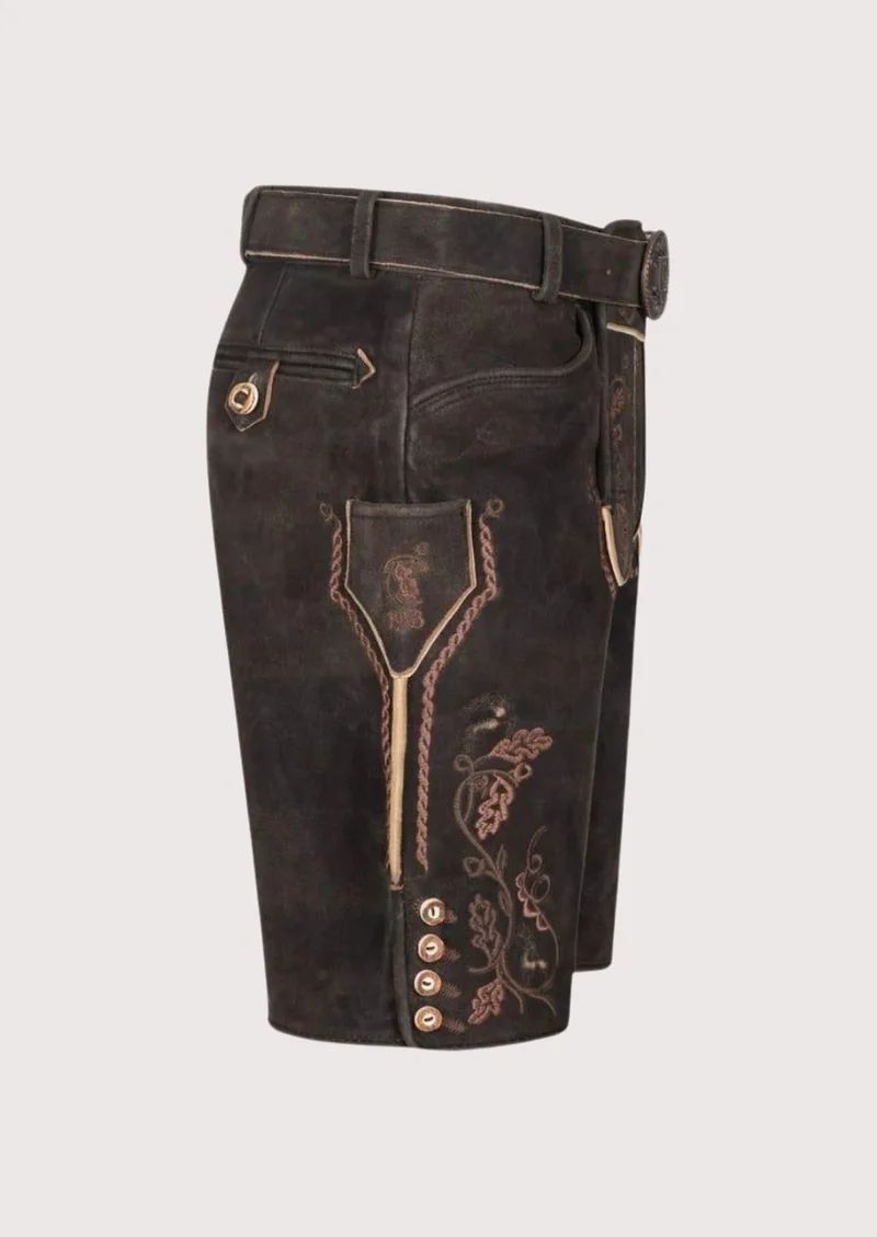 Mens Classic Ember Brown Lederhosen