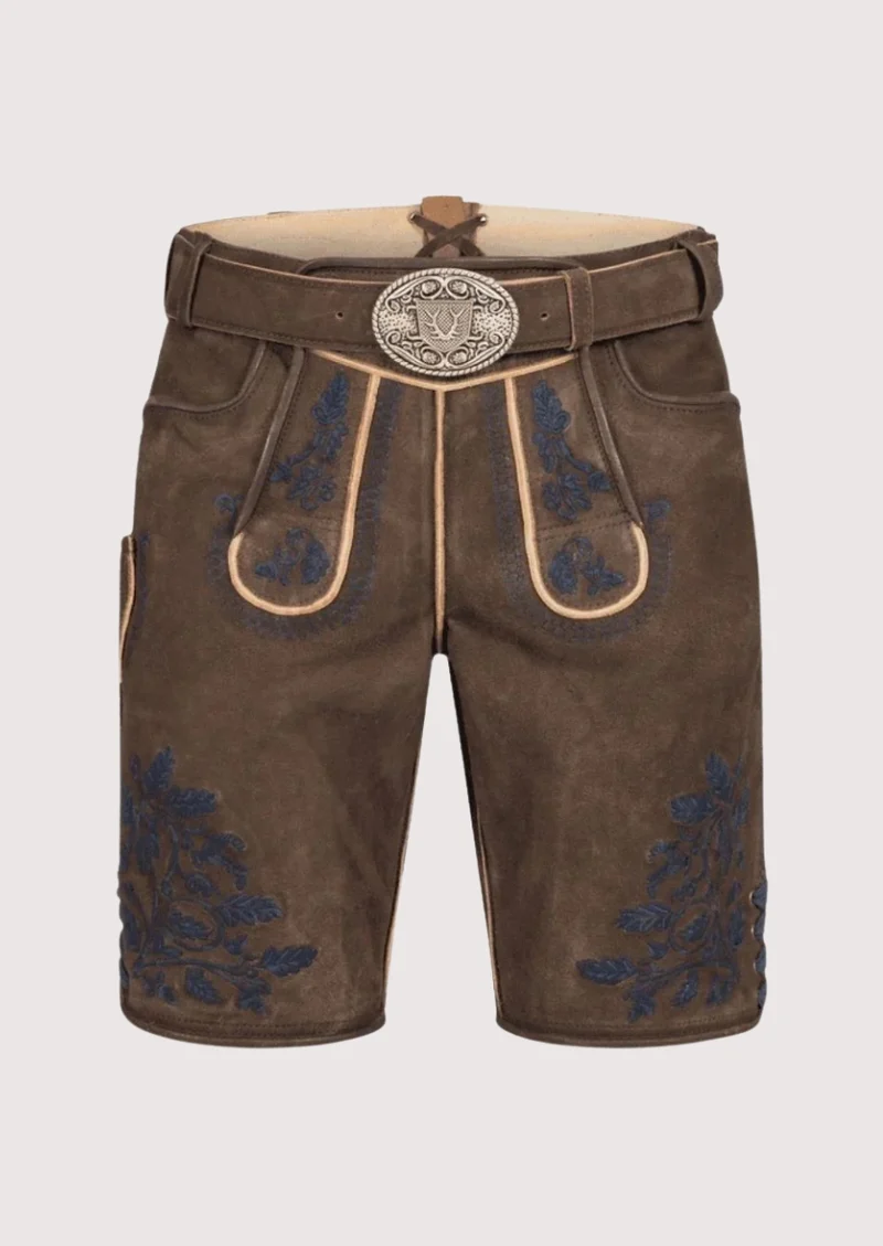 Mens Heritage Blue Crest Lederhosen