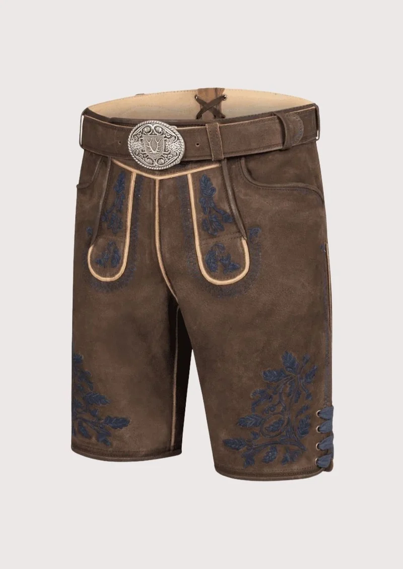 Mens Heritage Blue Crest Lederhosen
