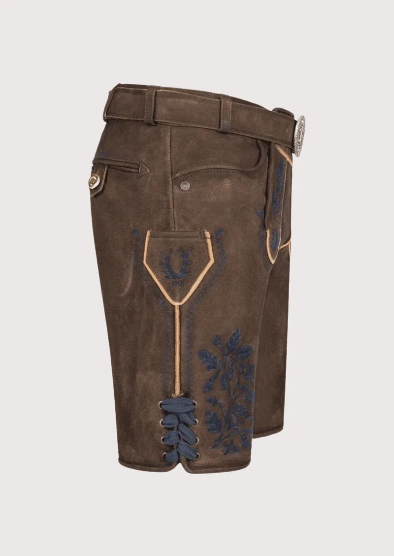 Mens Heritage Blue Crest Lederhosen