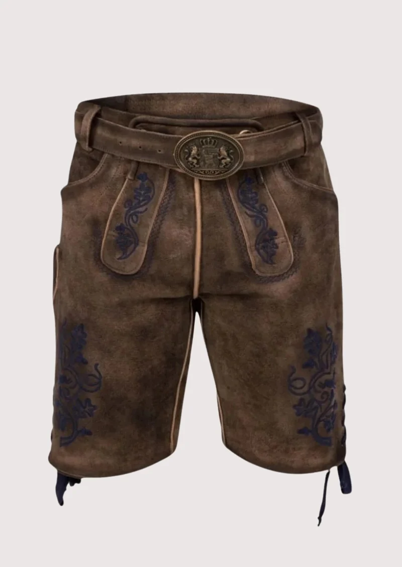 Mens Alpine Navy Oak Lederhosen