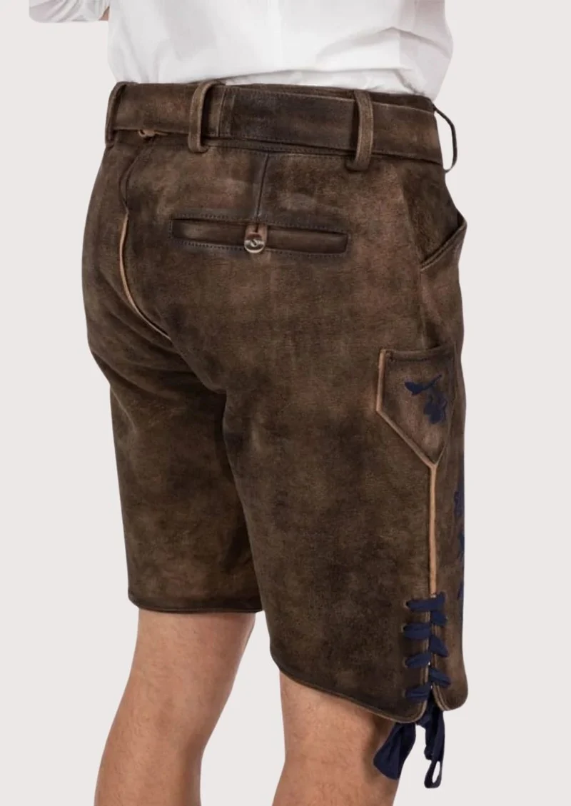 Mens Alpine Navy Oak Lederhosen