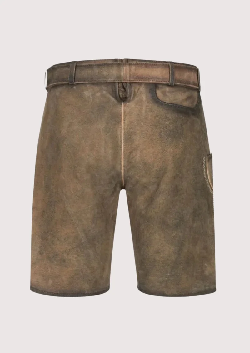 Mens Taupe Vintage Style Lederhosen