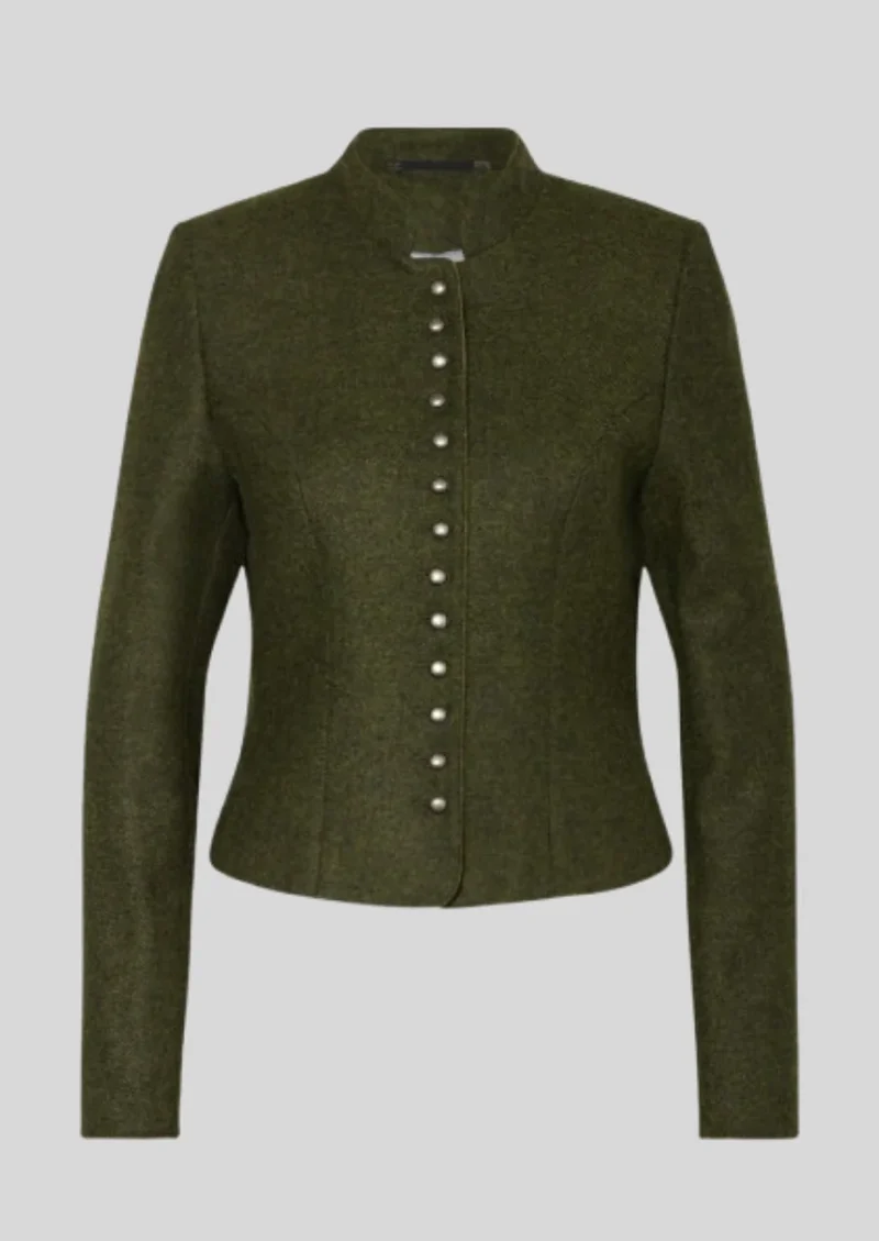 Womens Moss Green Trachten Jacket