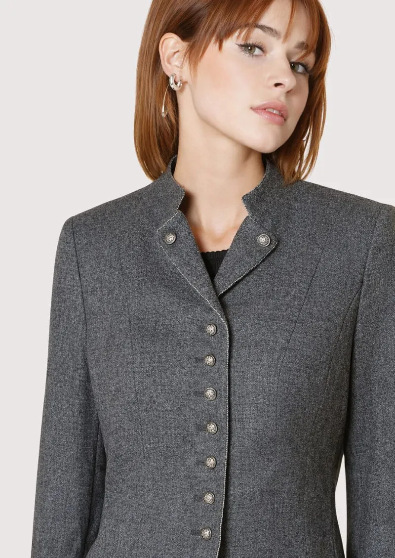 Womens Grey Trachten Jacket Classic
