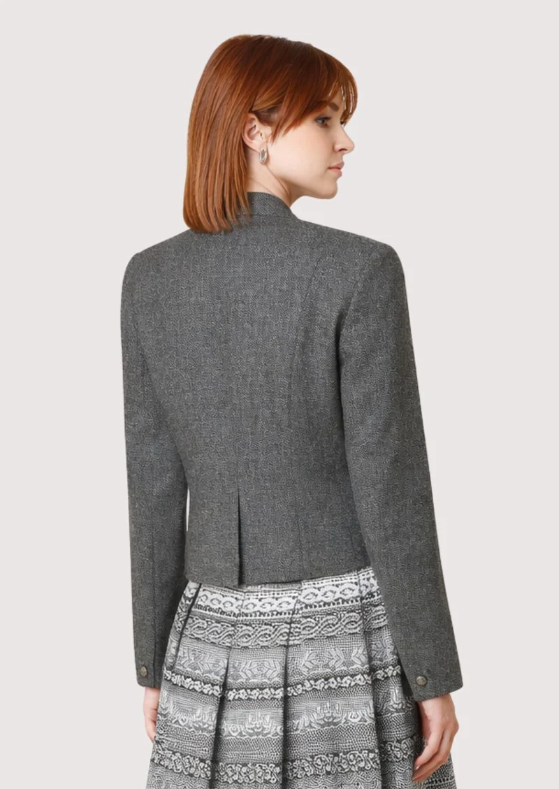 Womens Grey Trachten Jacket Classic