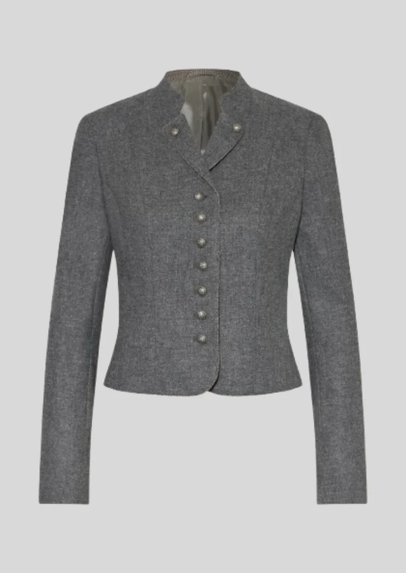 Womens Grey Trachten Jacket Classic