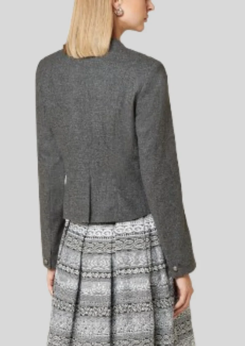 Womens Grey Trachten Jacket Classic