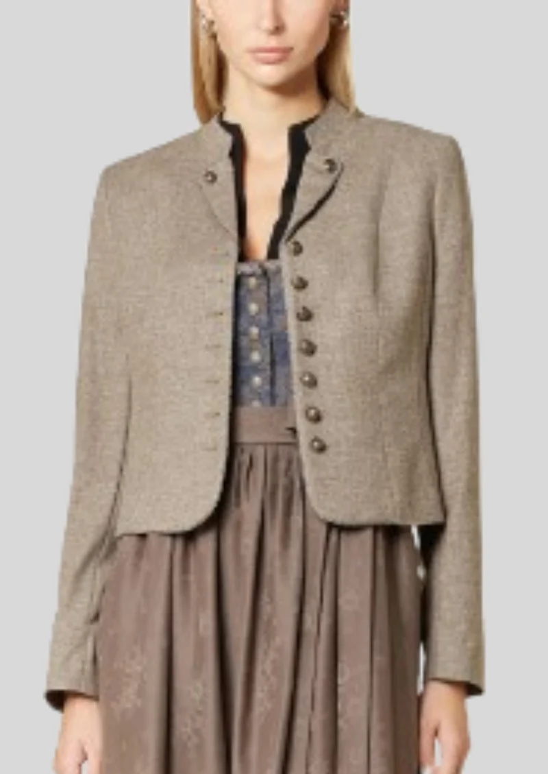 Womens Beige Trachten Jacket