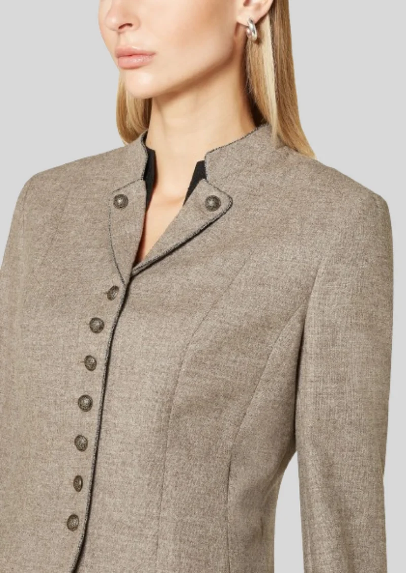 Womens Beige Trachten Jacket