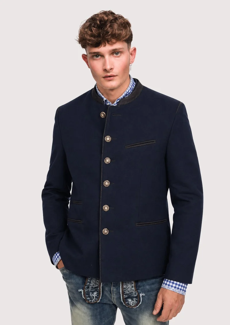 Mens Bavarian Navy Classic Jacket