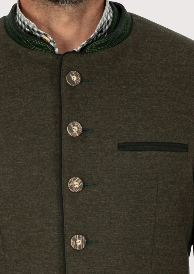 Mens Heritage Olive Formal Jacket