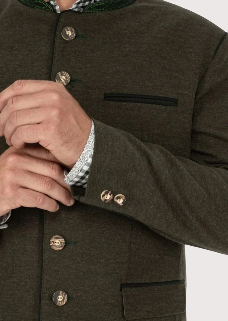 Mens Heritage Olive Formal Jacket