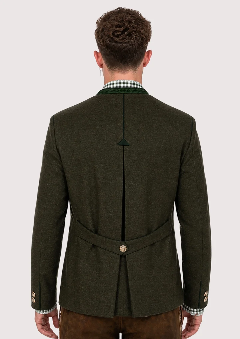 Mens Heritage Olive Formal Jacket