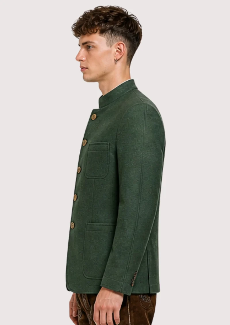 Mens Traditional Green Fit Jacket