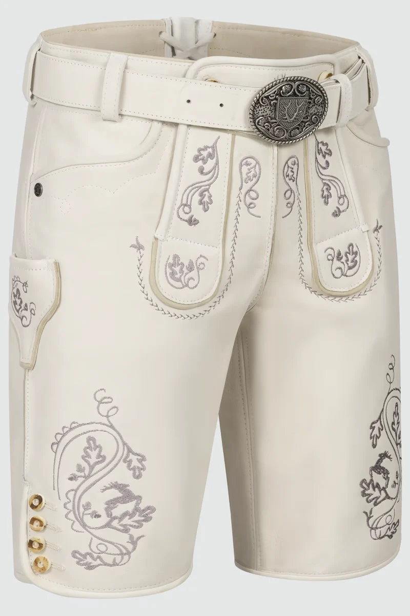Kruger Men's Lederhosen "Evan" with Belt