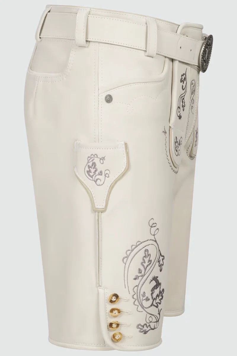 Kruger Men's Lederhosen "Evan" with Belt